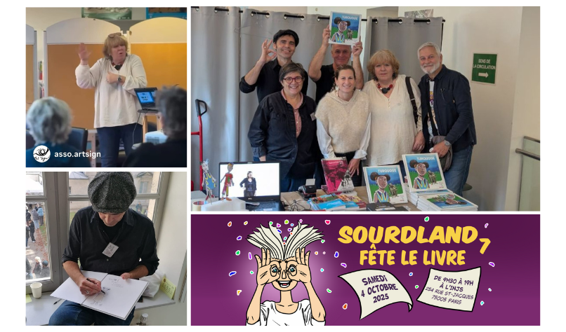 montage photo des collègues de l'INSEI présents à l'évènement