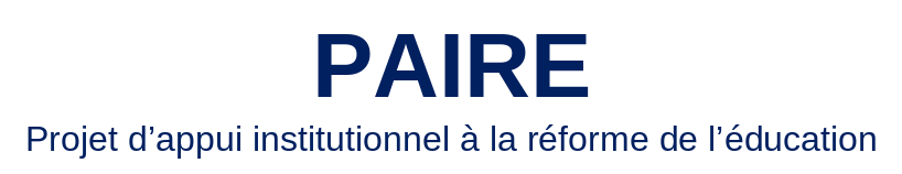 Logo Paire (Projet d'appui institutionnel à la réforme du secteur de l'éducation)