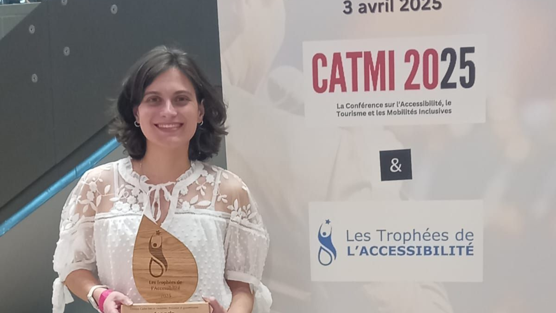 Florence Livolsi avec son trophée