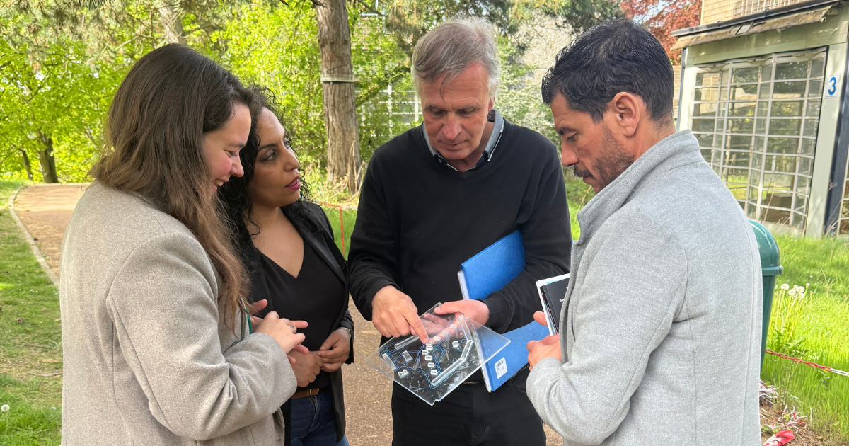 Zineb Rachedi, Vincent Le Calvez, Cassandre Hodencq et Rachid Tafnil