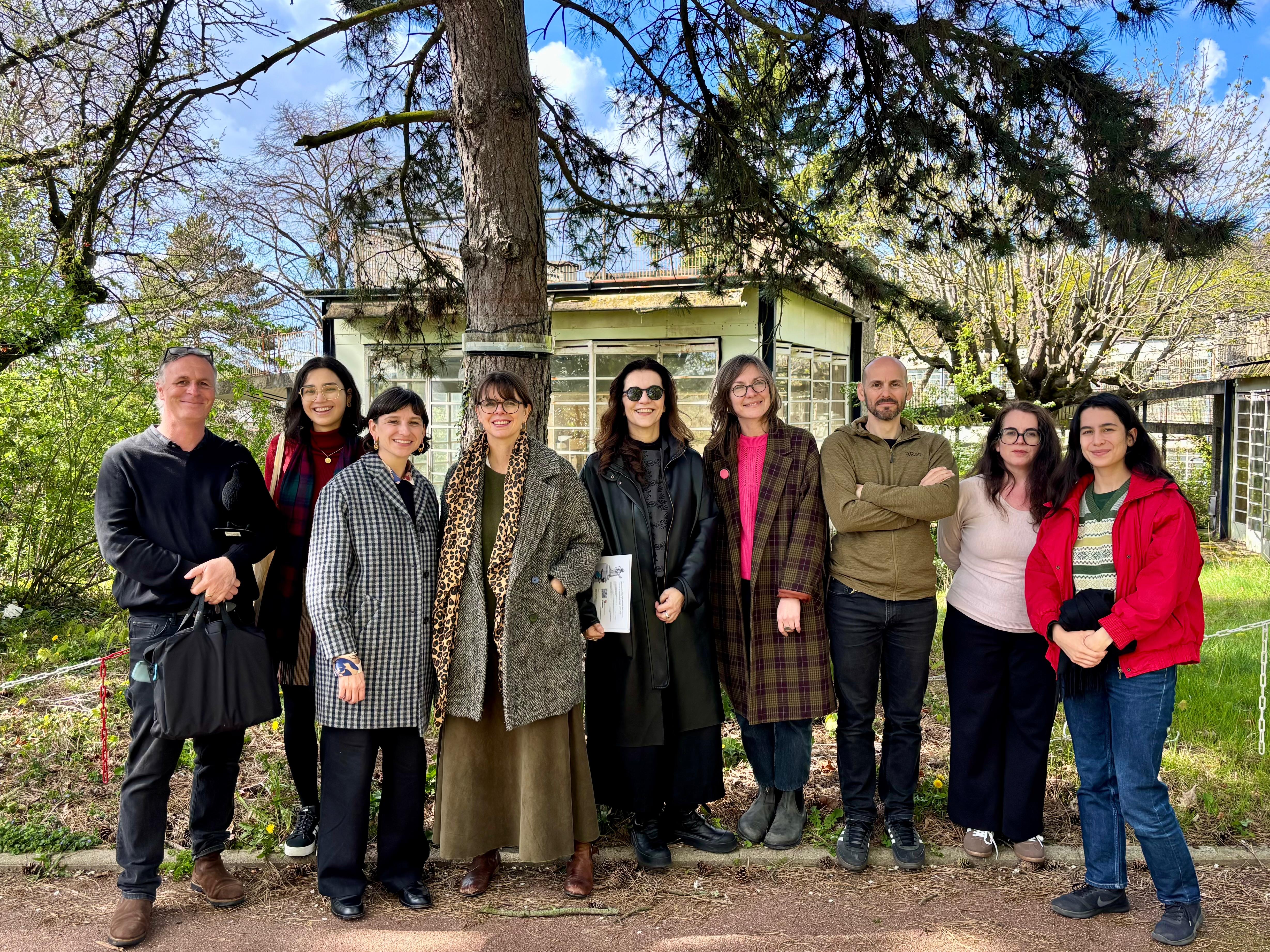 Des membres de l'INSEI avec la délégation des USA