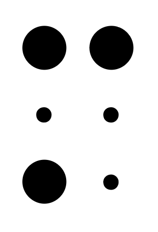 m en braille