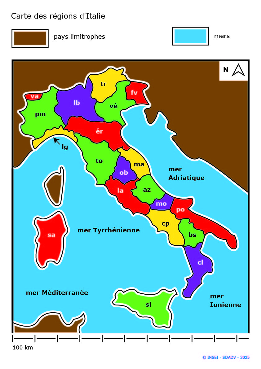 Vignette régions Italie