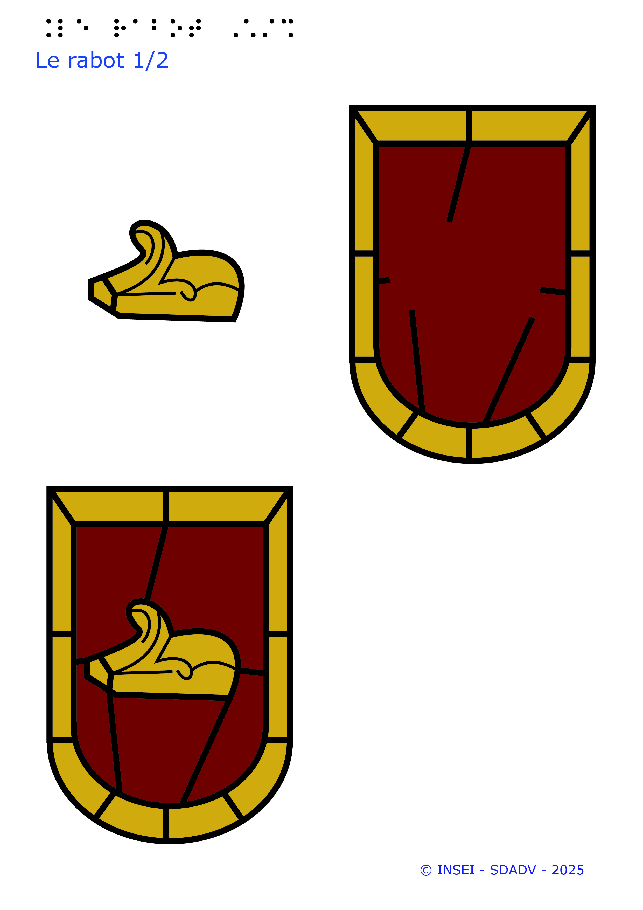 Le rabot de Jean Sans Peur - vitrail