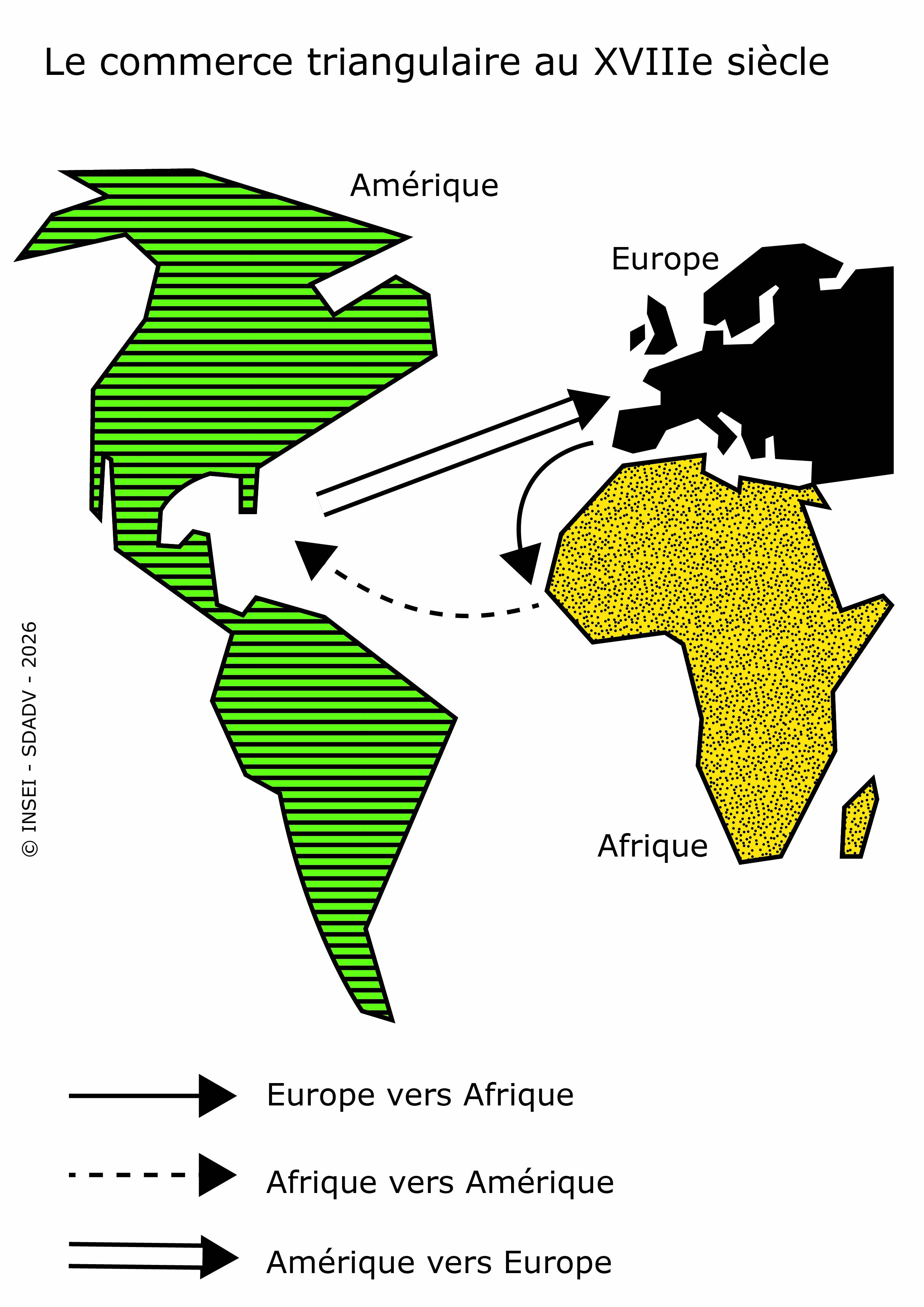 Vignette Commerce triangulaire carte