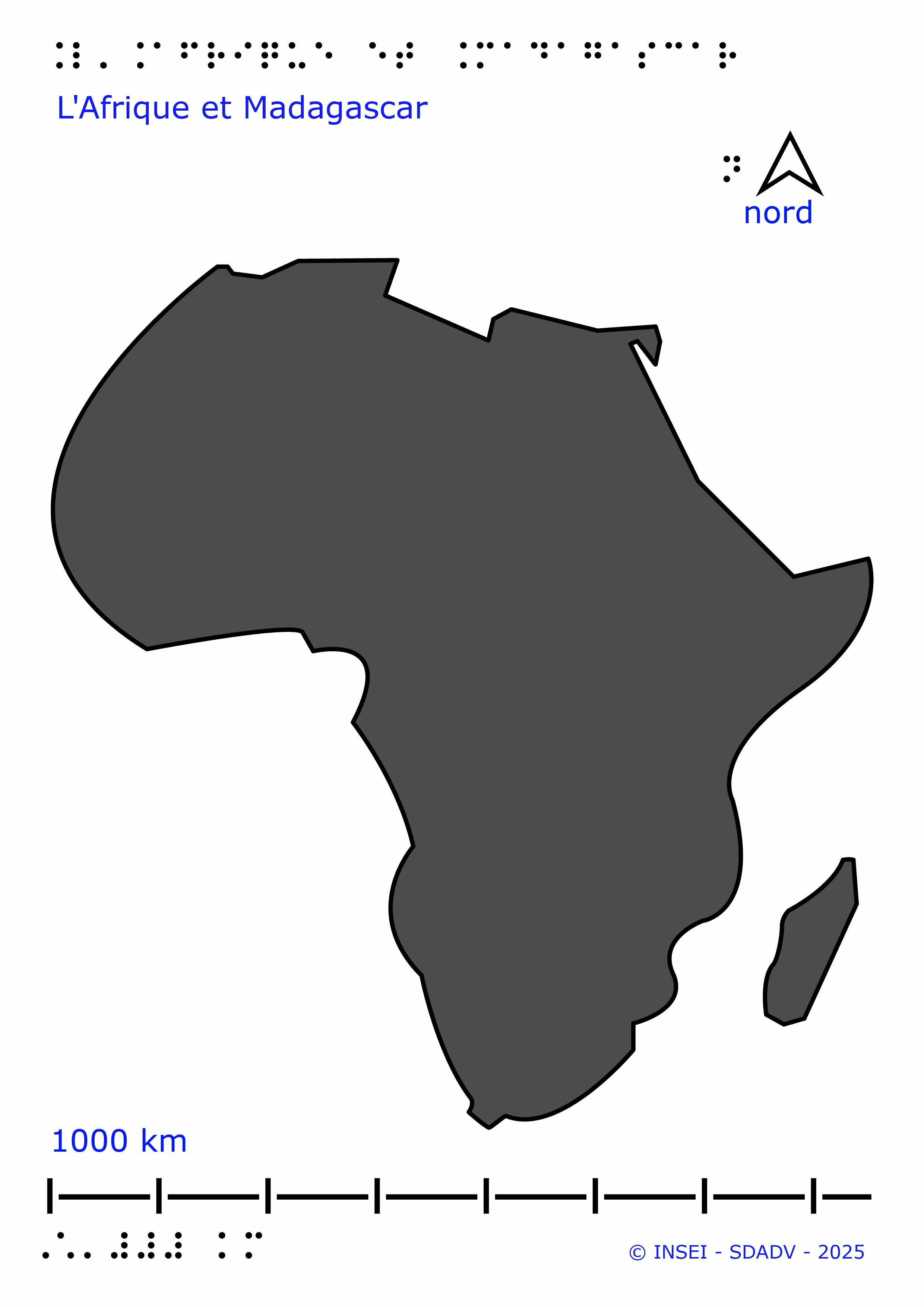 Vignette silhouette Afrique