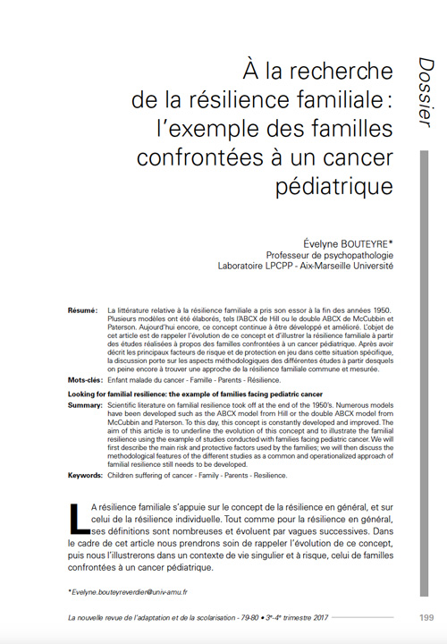 Première page de l'article. 