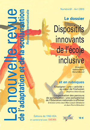 Couverture de La nouvelle revue de l'adaptation et de la scolarisation, n°61
