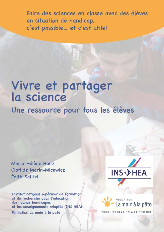 Couverture de Vivre et partager la science. Une ressource pour tous les élèves