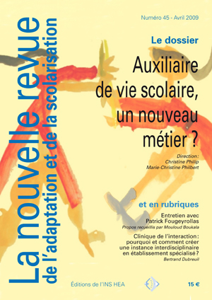 Couverture de La nouvelle revue de l'adaptation et de la scolarisation, n°45