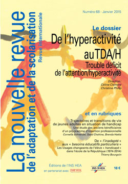 Couverture de La nouvelle revue de l'adaptation et de la scolarisation, n°68