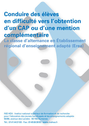 Jaquette du film "Conduire des élèves en difficulté vers l’obtention d’un CAP ou d’une mention complémentaire". Sans visuel.
