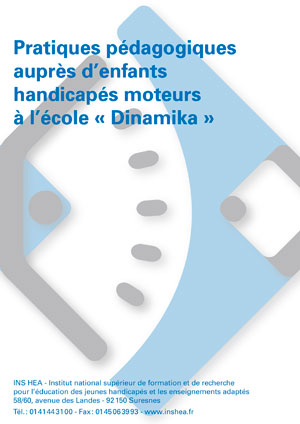 Jaquette du film "Pratiques pédagogiques auprès d'enfants handicapés moteurs à l'école "Dinamika" de Saint-Pétersbourg". Sans visuel.