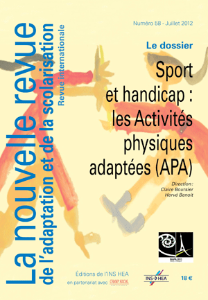 Couverture de La nouvelle revue de l'adaptation et de la scolarisation n°58