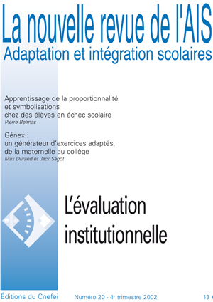Couverture de La nouvelle revue de l'AIS, n°20